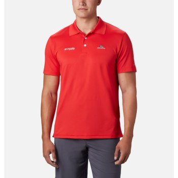 Columbia Collegiate Skiff Cast - Georgia, Polo Rojos Claro Para Hombre | 675124-JRF